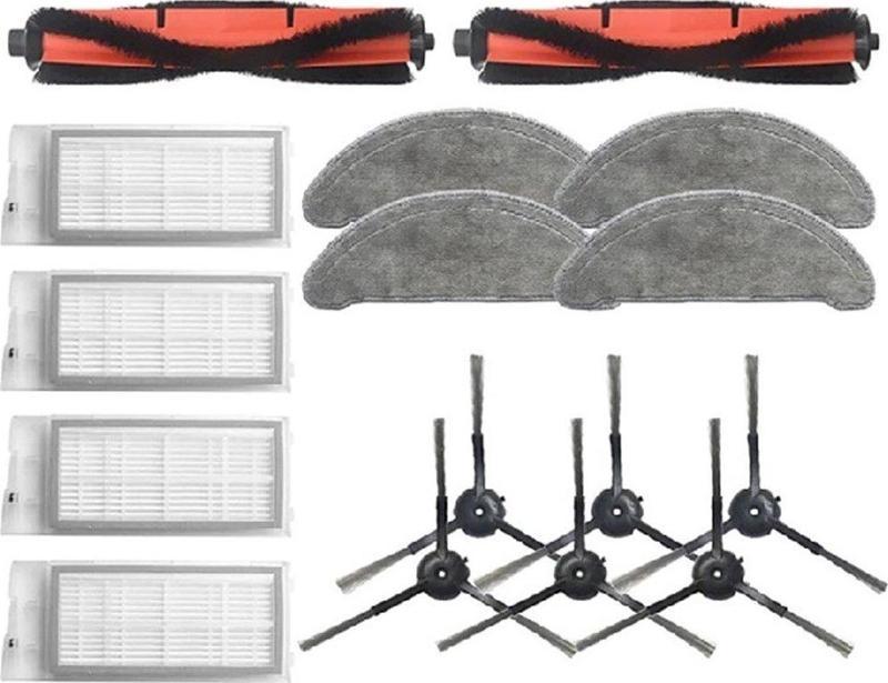 Roidmi Eve Plus Robot Süpürge Uyumlu 16'lı Yedek Parça Seti
