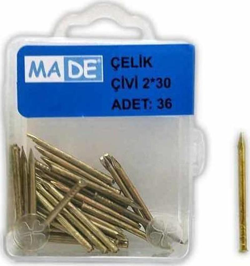 Çelik Çivi 2X30 ( 1 Kutu:36 Adet) ST-46