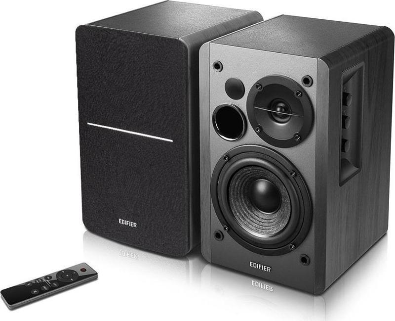 R1280DBs Subwoofer Çıkışlı, Optik Girişli, 4'' Bass Ünitesi Multi-Media 2.0 Aktif Hoparlör 42W RMS Siyah