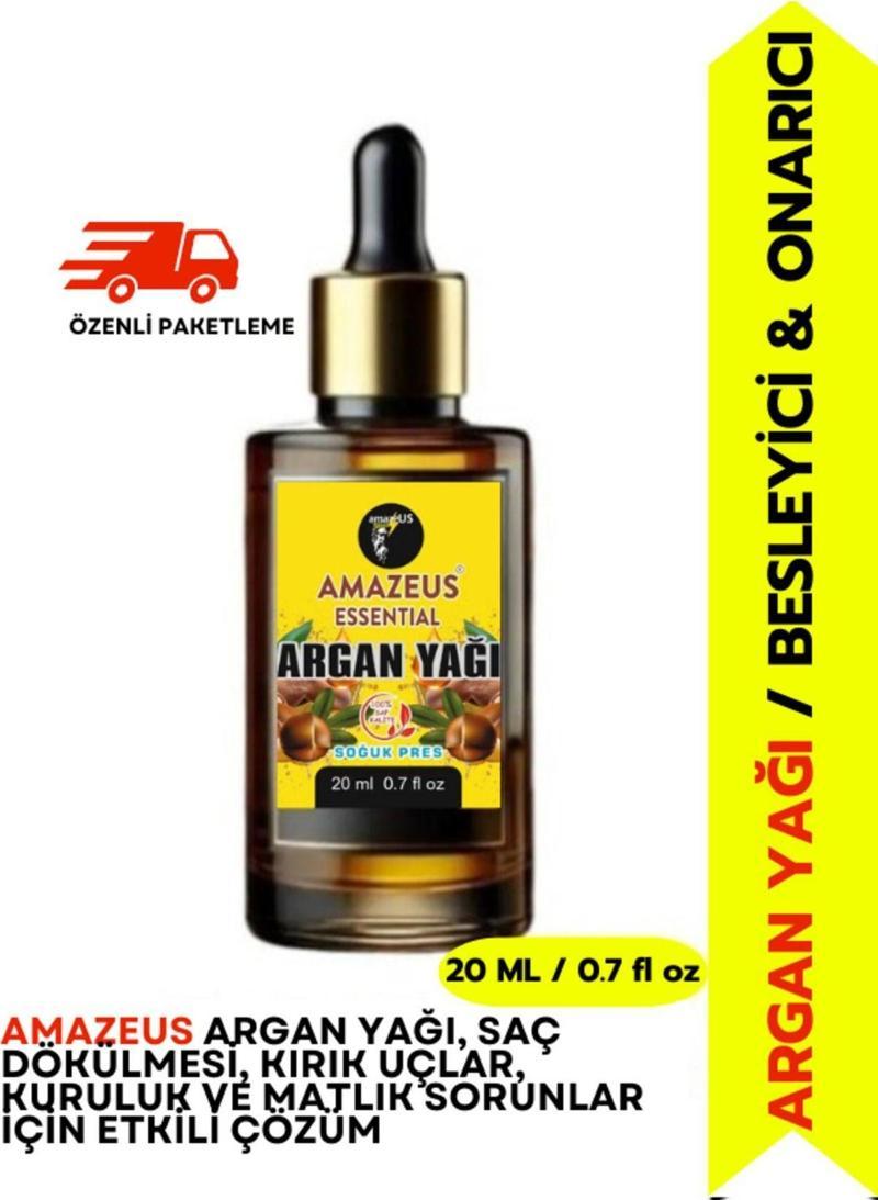 Argan Yağı (%100 Saf Ve Doğal-Soğuk Pres) Besleyici Etki 20 Ml / 0.7 Fl Oz