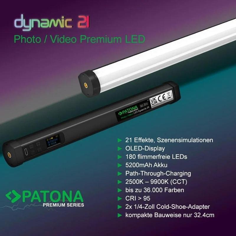 4291 Premium Led RGB Tube Photo/Video Light Led Dynamic 21