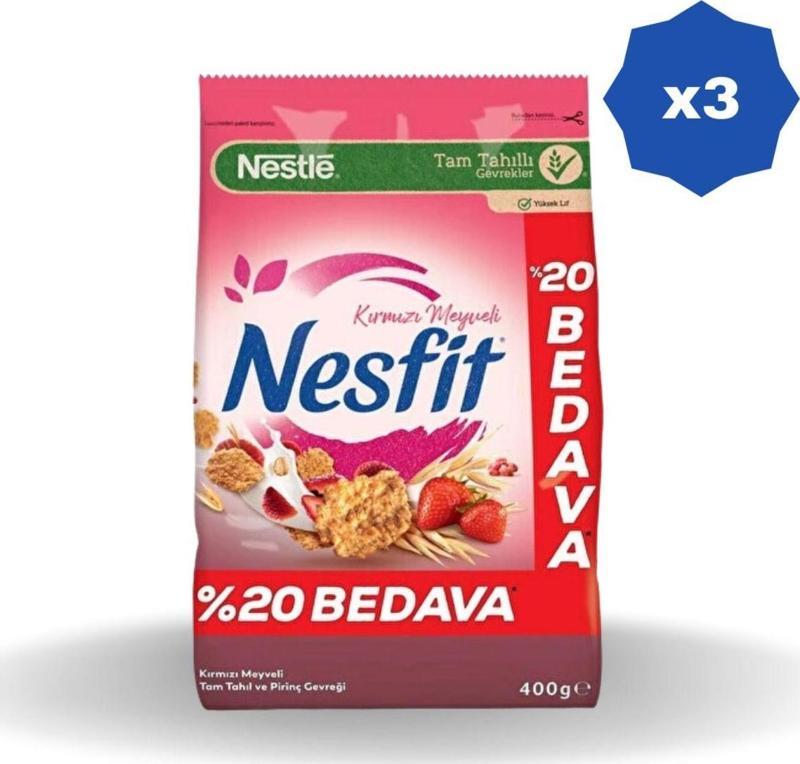 Nesfit Kahvaltılık Gevrek %20 Bedava 400 Gr. - (3 Adet)