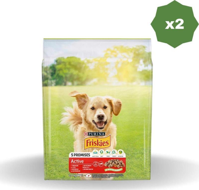 Sığırlı Köpek Maması 2400 Gr - (2 Adet)