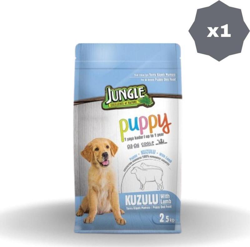 Yavru Köpek Maması Kuzu Etli 2,5 Kg - (1 Adet)