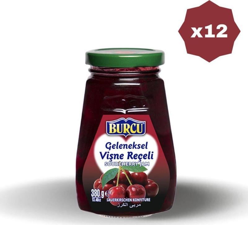 Vişne Reçeli 380 Gr - (12 Adet)