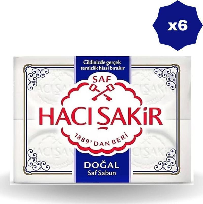 Hacışakir Doğal Sabun 600 Gr - (6 Adet)