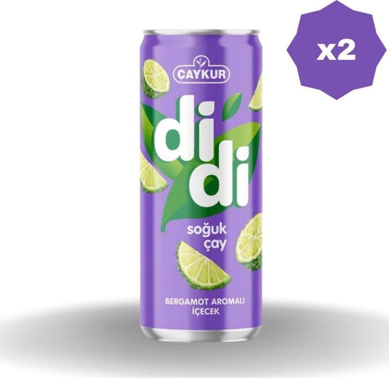 Didi Bergamot Aromalı Soğuk Çay 250 Ml - (2 Adet)