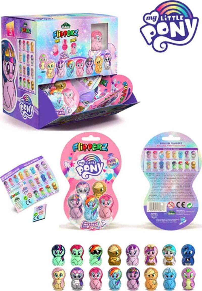 Flipperz My Little Pony Lisanslı Figürlü Oyuncaklı Meyveli Şekerleme Hacıyatmaz 24 Adet