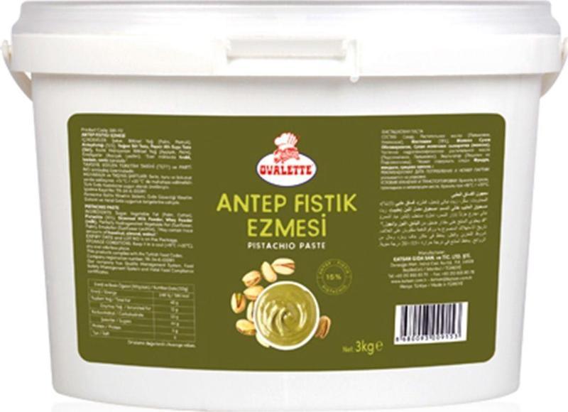 Ovalette Antep Fıstık Ezmesi 3 Kg