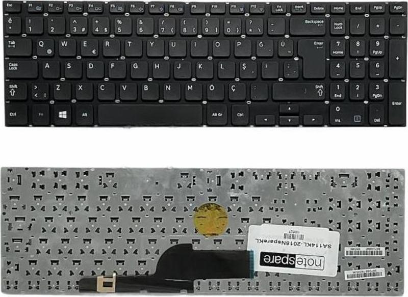 Samsung NP270E5E-X02TR Uyumlu Laptop Klavye Siyah TR