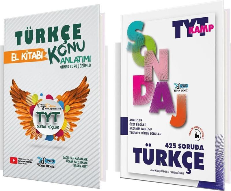 Yayın Denizi TYT Türkçe El Kitabı ve Pro Sondaj Soru Bankası Seti 2 Kitap