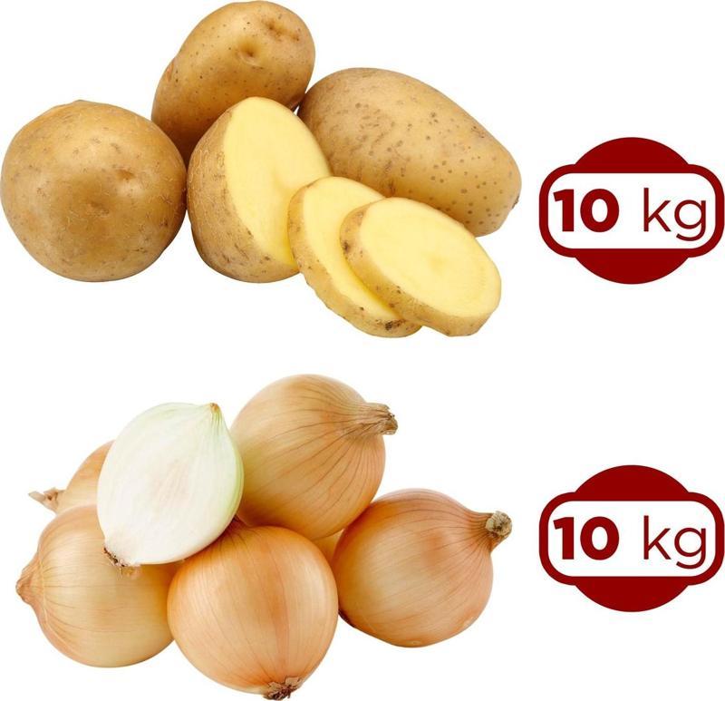 Patates Afyon 10 Kg + Kuru Soğan 10 kg