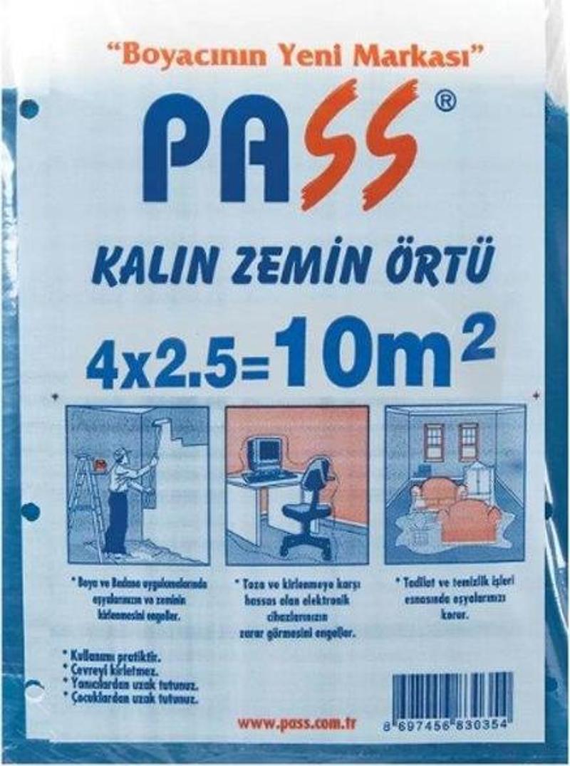 ARY KORUYUCU KALIN ZEMİN ÖRTÜSÜ 4x2,5 = 10 METREKARE