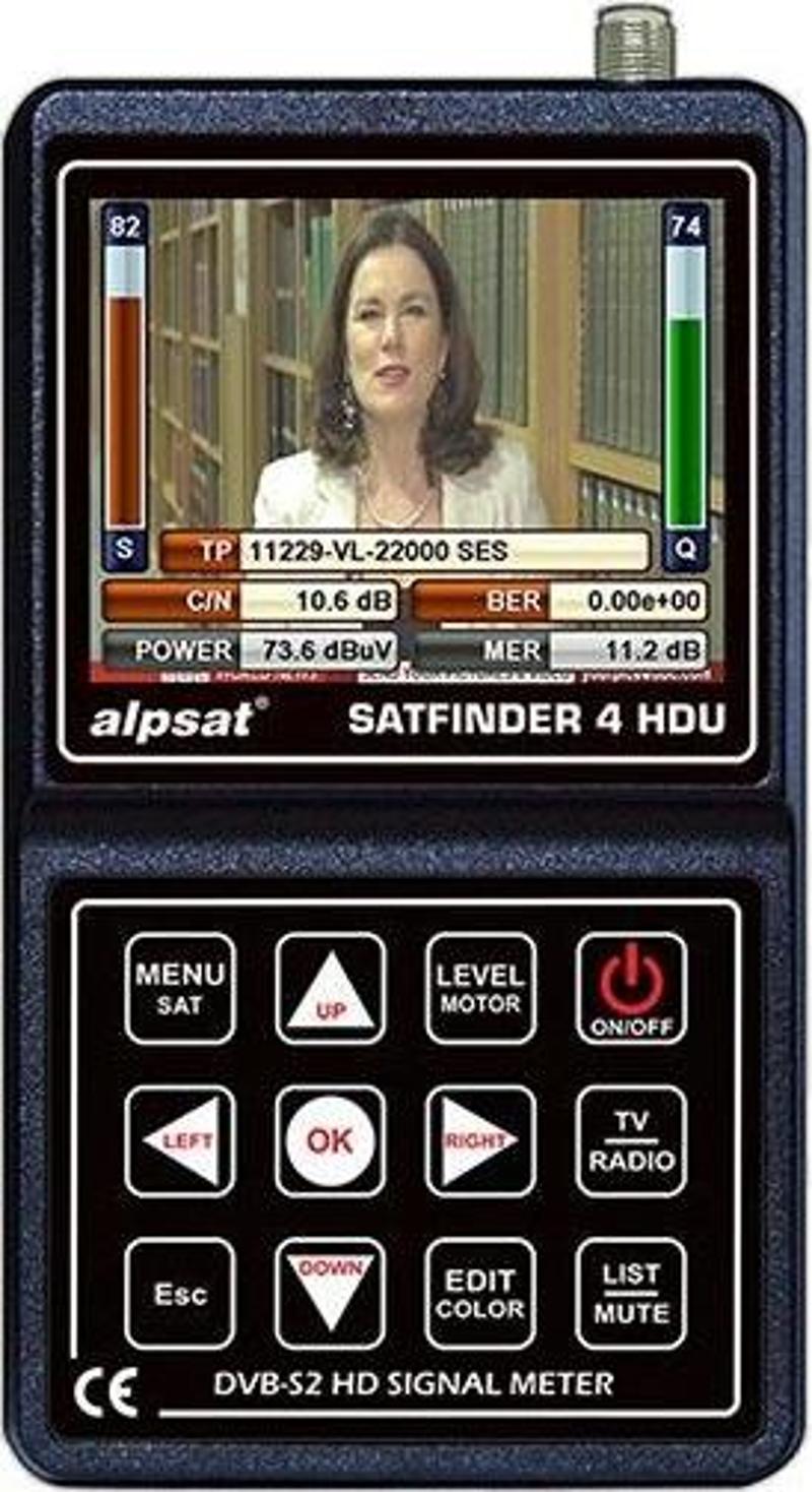 SATFINDER AS04-HDU 4 HD ULTRA 3.5 LCD EKRANLI UYDU YÖN BULUCU