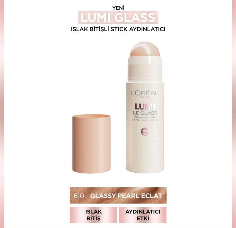 Lumi Glass Islak Bitişli Stick Aydınlatıcı - 610 Glassy Pearl Eclat