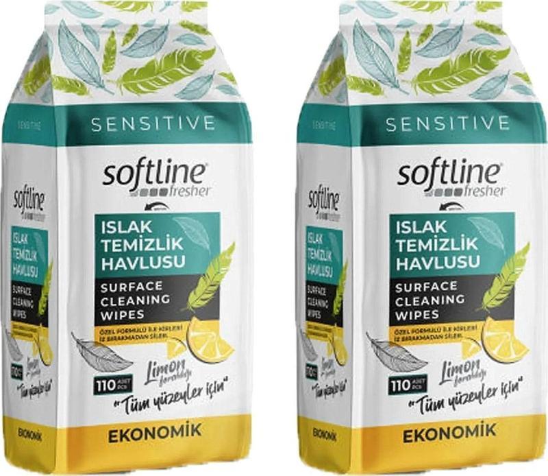 Fresher Islak Temizlik Havlusu Limonlu 108 li x 2 Adet