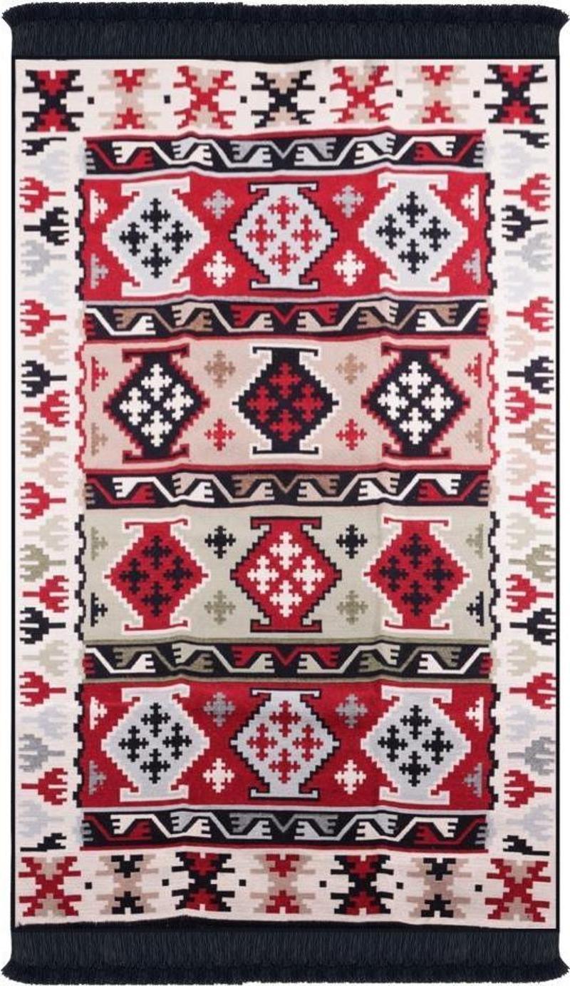 Çift Taraflı Kilim, Makinede Yıkanabilir, Modern Desenli, 120*180 cm, SA1590A