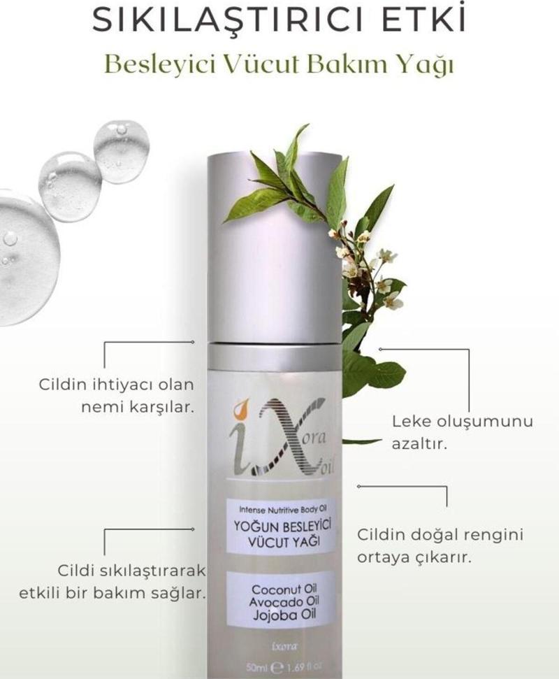 Oil Selülit Ve Hamilelik Çatlakları Gideren Yoğun Besleyici Doğal Vücut Bakım Yağı 50 Ml