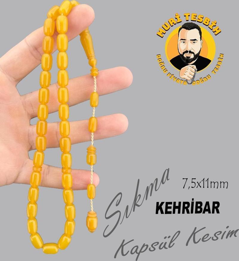 ÇUBUK SIKMA KEHRİBAR KAPSÜL KESİM 7,50X11