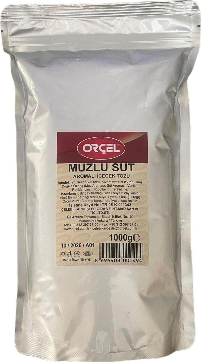 Muzlu Süt Aromalı Içecek Tozu Oralet Çay 1 Kg.