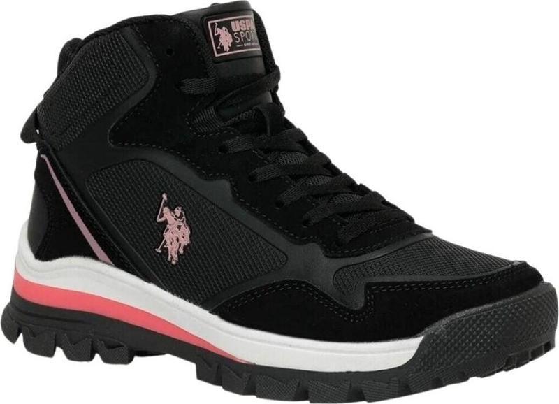 U.S Polo Assn Sagan Hi 3PR Siyah Kadın Outdoor Bot