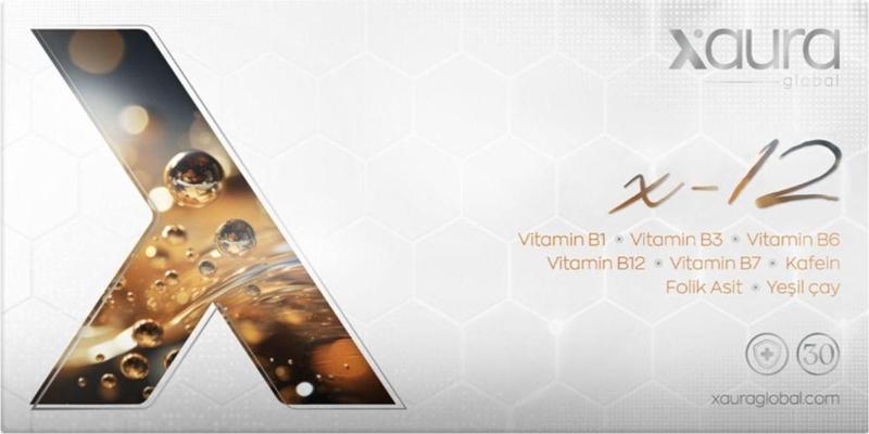 Xaura X-12 B12 Takviye Transdermal Bant Vitamin Takviye