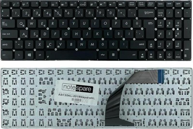 Asus X550, X550C, X550CA Uyumlu Laptop Klavye Siyah TR