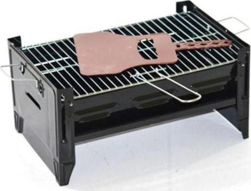 Katlanır Emaye Paslanmaz Metal Mangal Çantalı Bbq