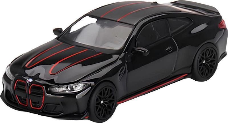 1:64 Diecast BMW M4 CSL Black Sapphire Mini GT Model Araba