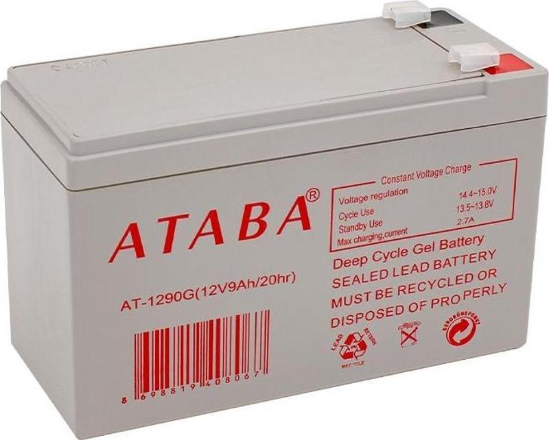 AT1290G 12 Volt 9 Amper Jel Akü Yeni Tarihli Taze Akü 150 X 65 X 90 Mm