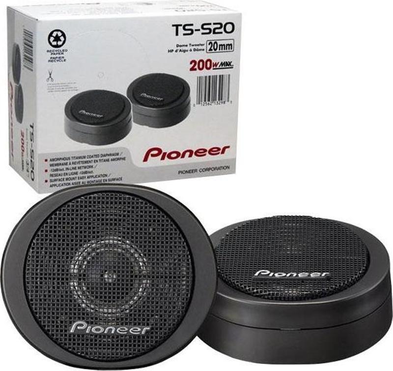 TS-S20 20 Mm Hard Dome Oto Tweeter Hoparlör 2 Li 200 Watt