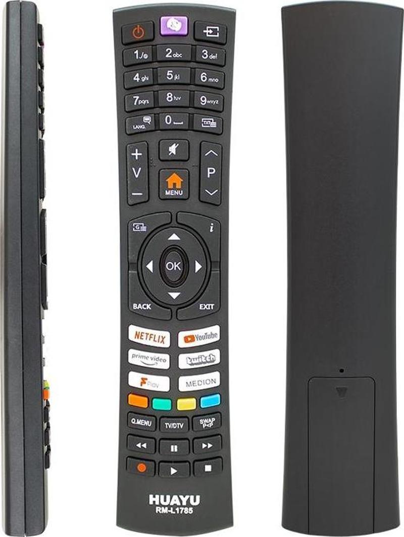 KL VESTEL RM-L1785 NETFLIX-YOUTUBE-PRIME VIDEO TUŞLU UNIVERSAL LCD LED TV KUMANDA