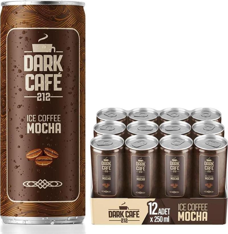 Dark Cafe 212 Soğuk Kahve Mocha 250 ml 12'li