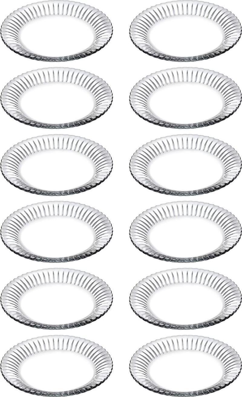 frezya pasta tabak - 12 li pasta sunum tabağı 16 cm.yuvarlak 10708