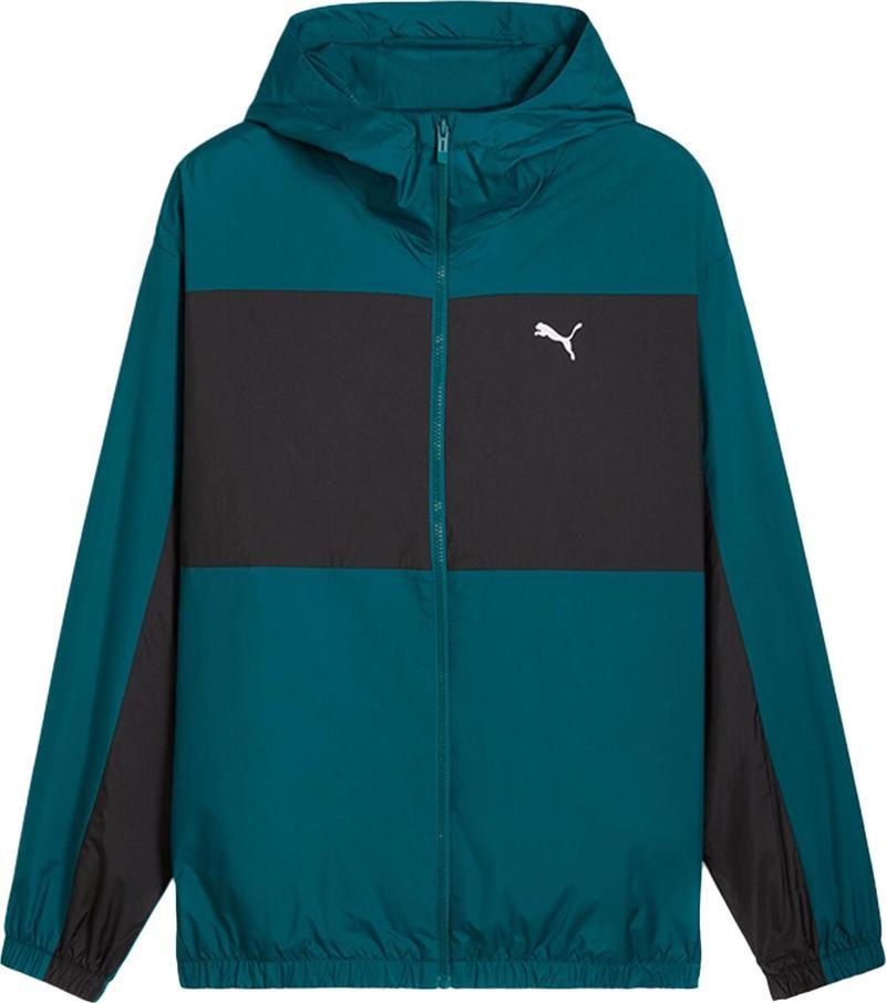 627473-22 Puma Mesh Lined Windbreaker Erkek Yağmurluk-R&amp;uuml;zgarlık Mavi