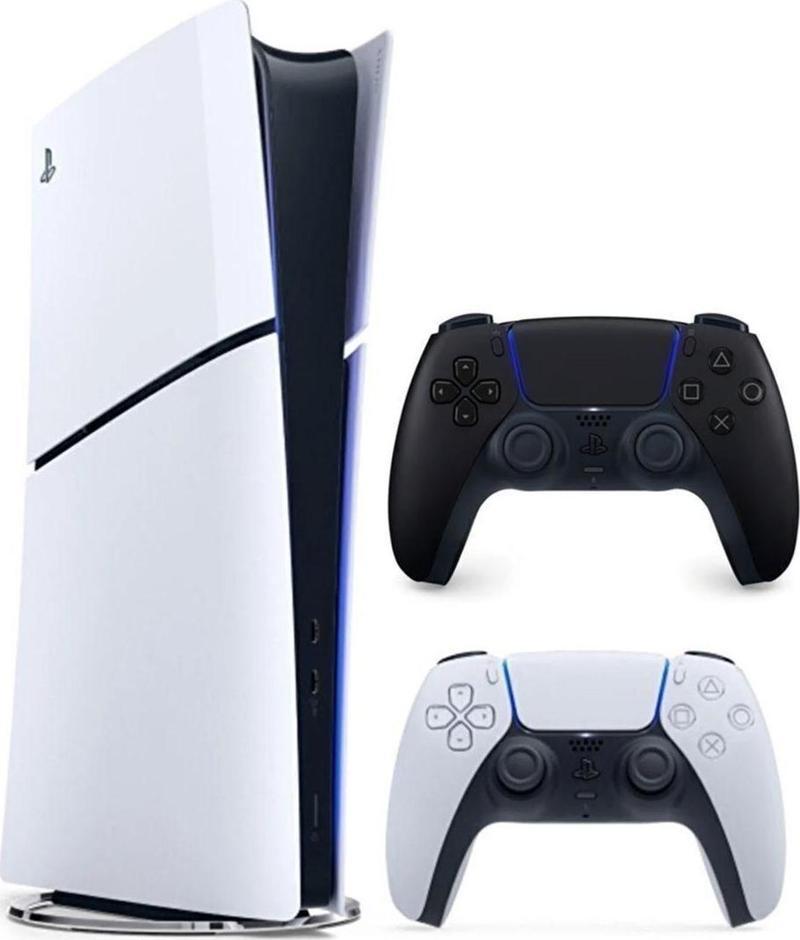 Playstation 5 1 TB Slim Dijital Edition Oyun Konsolu + 2. PS5 Kol Siyah (KVK Garantili)