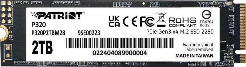 P320 2TB 3000/2200MB/s NVMe M.2 SSD Disk (P320P2TBM28)