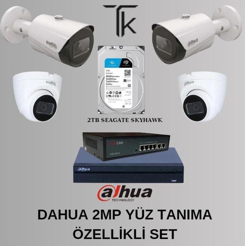 2Mp Yüz Tanıma Özellikli Set