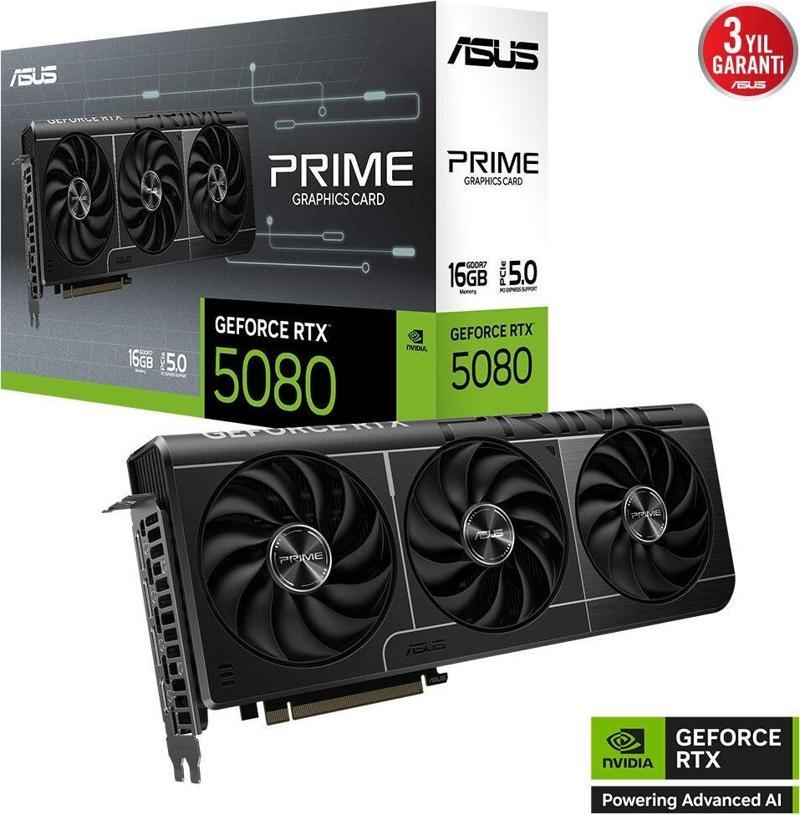 Prıme Geforce Rtx 5080 16Gb Gddr7 256 Bit Dlss 4 Ekran Kartı