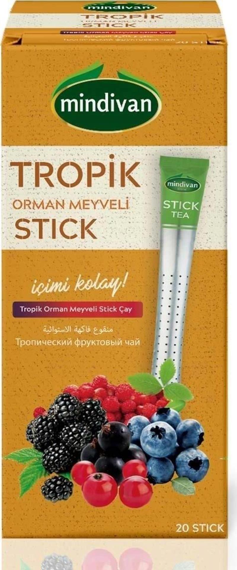 Tropik Meyveli Stick Çay 20'li