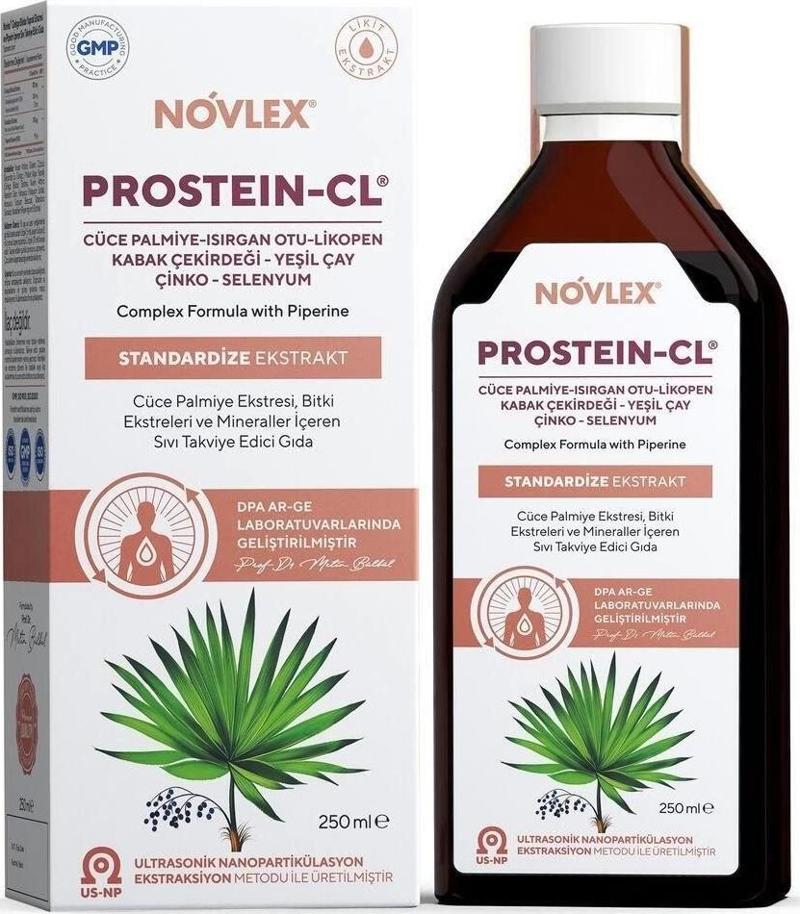 Prostein-CL Cüce Palmiye (Saw Palmetto), Yeşil Çay, Isırgan, Bal Kabağı Ekstraktı 250 Ml