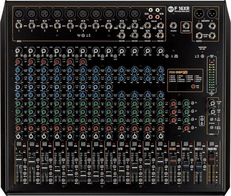 F16XR 16 Kanal Mikser Efektli