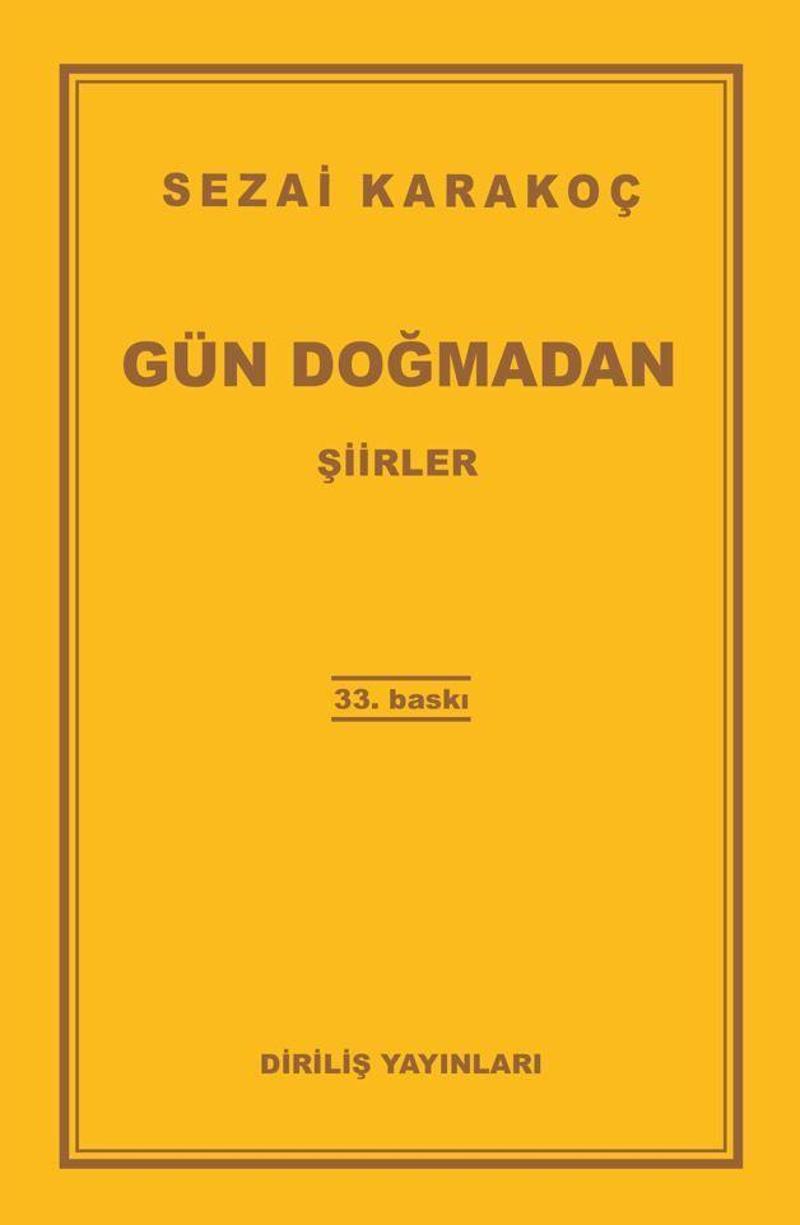 Gün Doğmadan