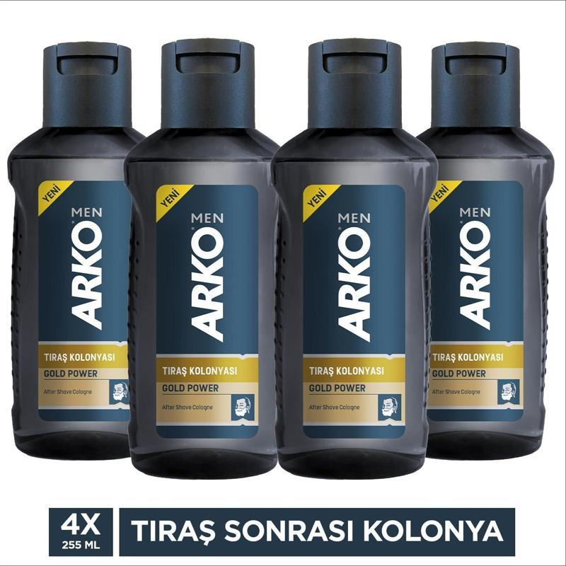 Men Gold Power Tıraş Sonrası Kolonya 4x255 Ml