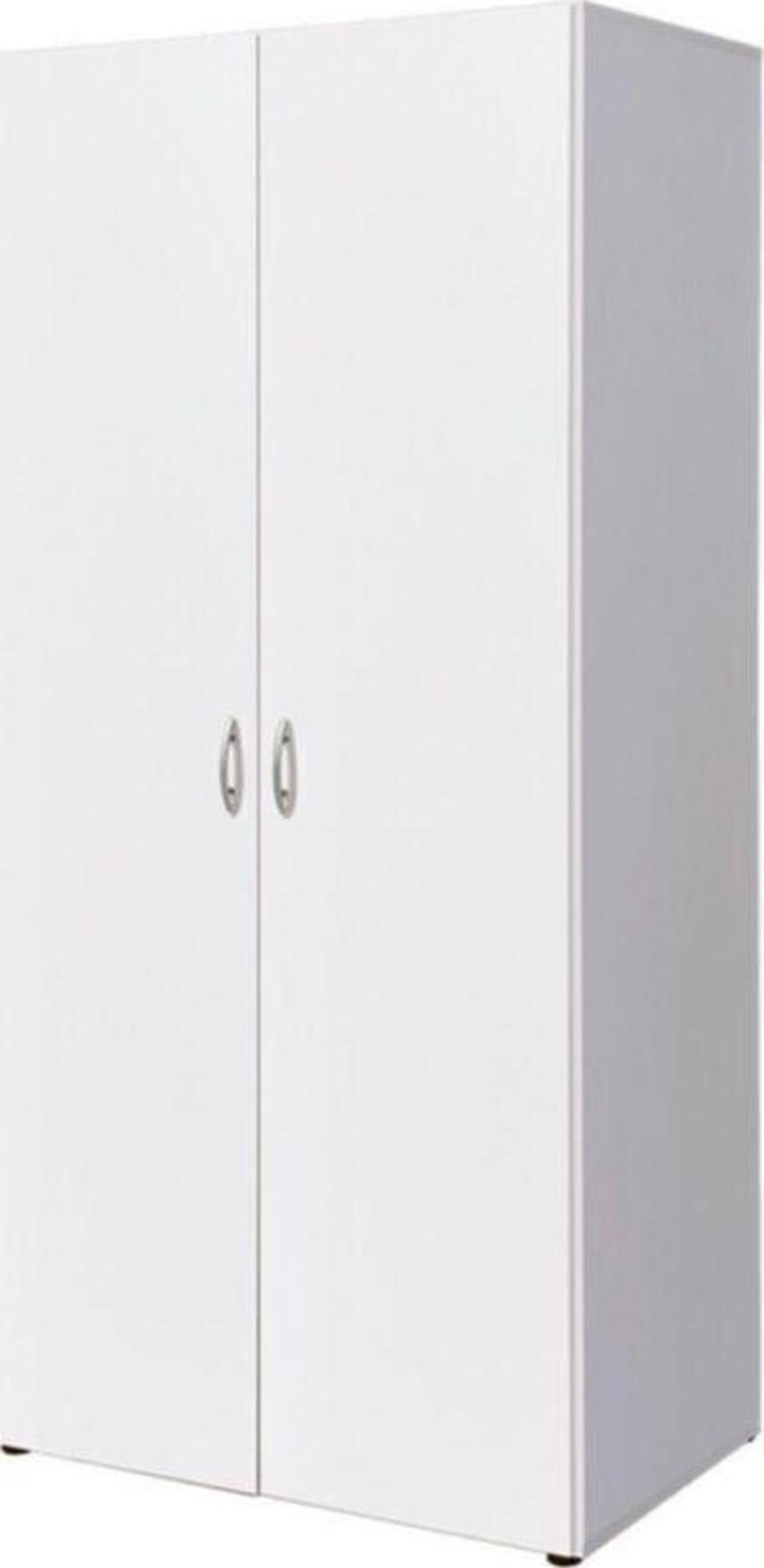 Tdesigno Giyinme Dolabı - Çok Amaçlı Dolap - Gardırop 80 Cm Beyaz