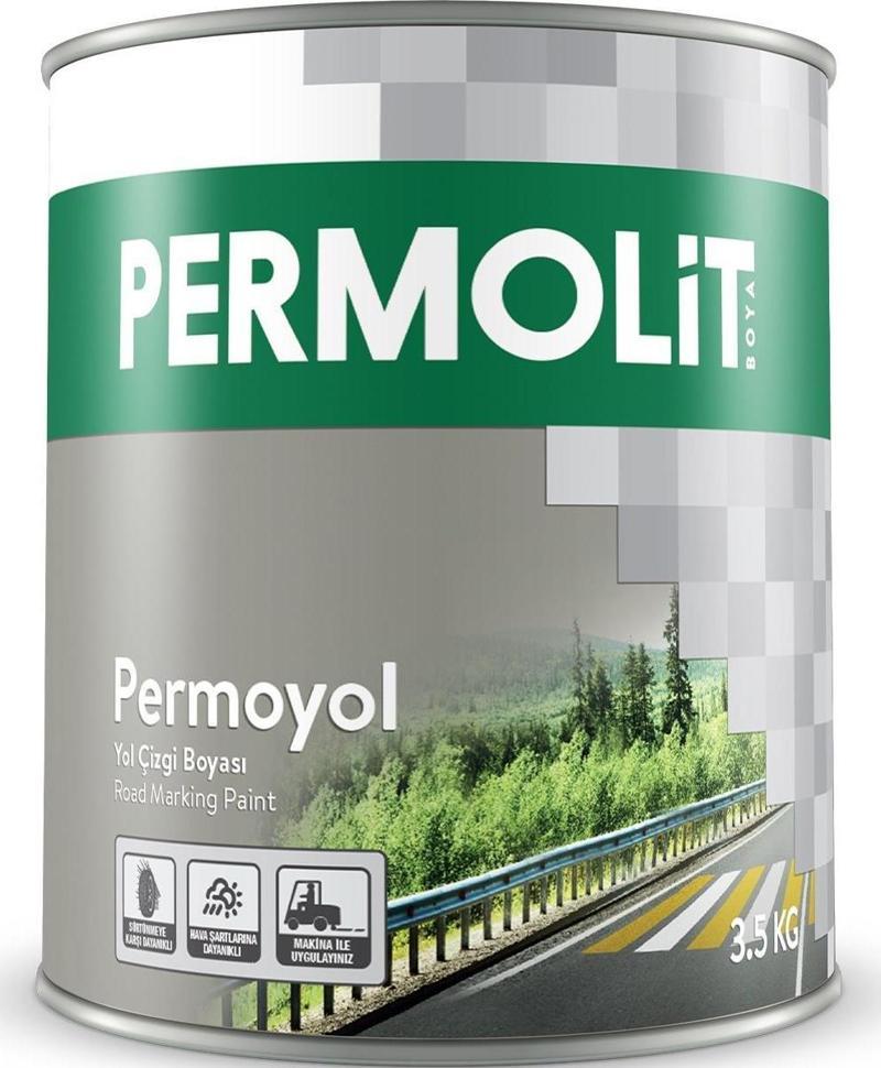Sentetik Yol Çizgi Asfalt Boyası BEYAZ - 3.5 Kg.