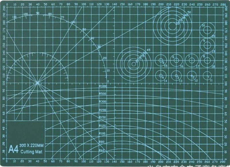 Kesme Matı Cutting Mat Kesim Altlığı A4 Ebatında 30cm x 22cm