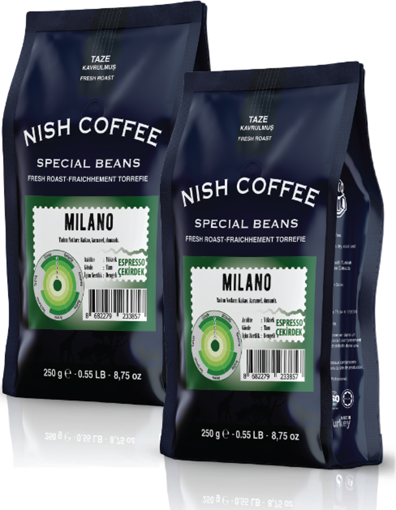 Nish Espresso Milano Kahve 2 x 250 gr