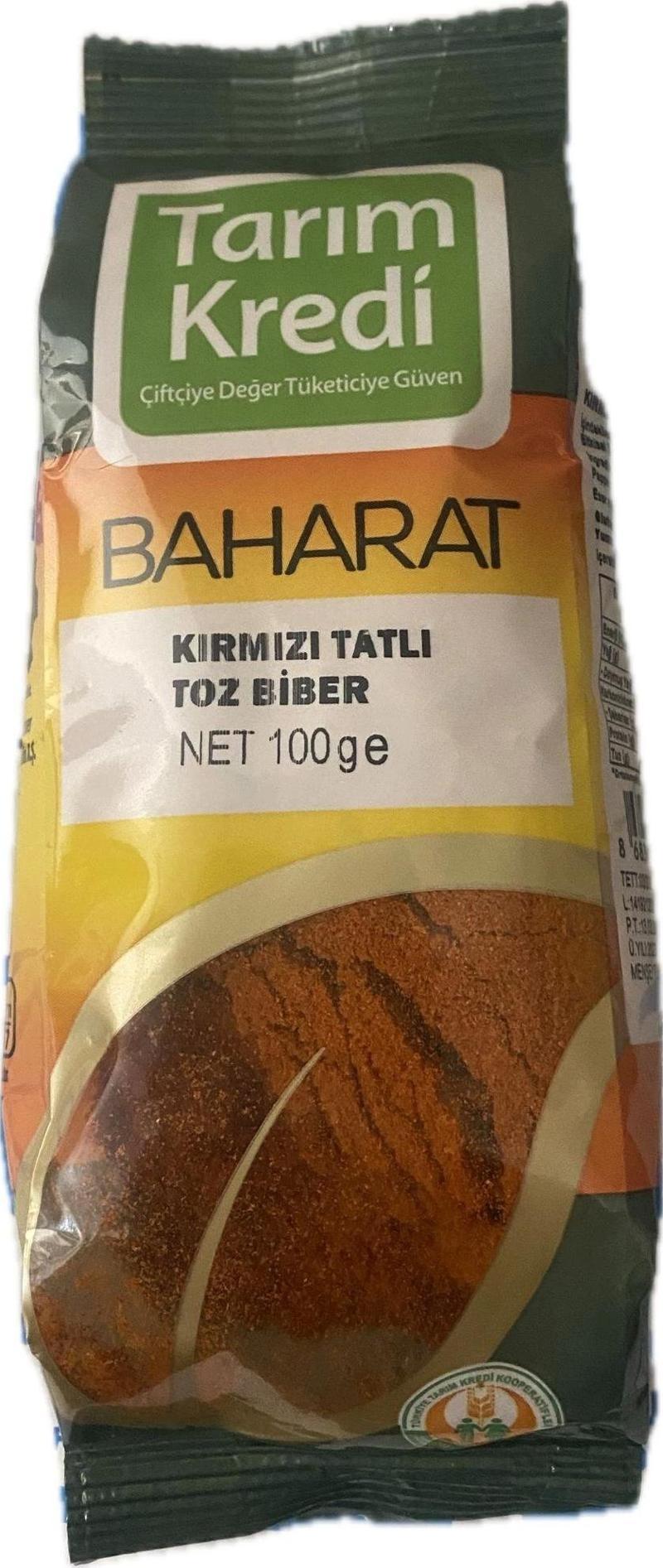 TK KIRMIZI TATLI TOZ BİBER 100GR