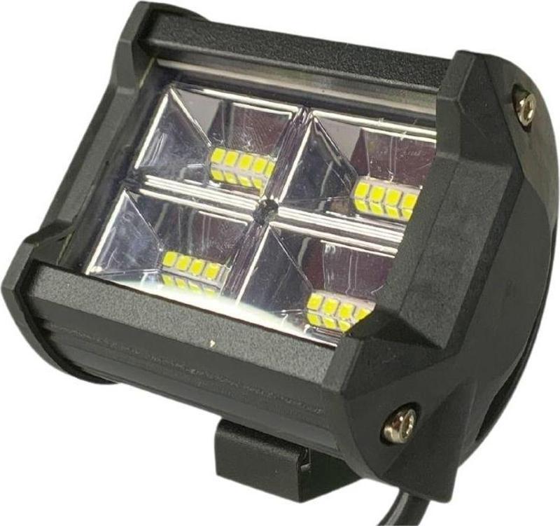 48w 16 Led Quattro Off Road Gündüz Sis Farı Lambası 9cm 12V